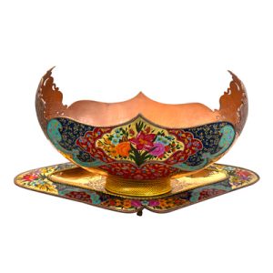 Kashkul Bowl and Plate Set No. 5